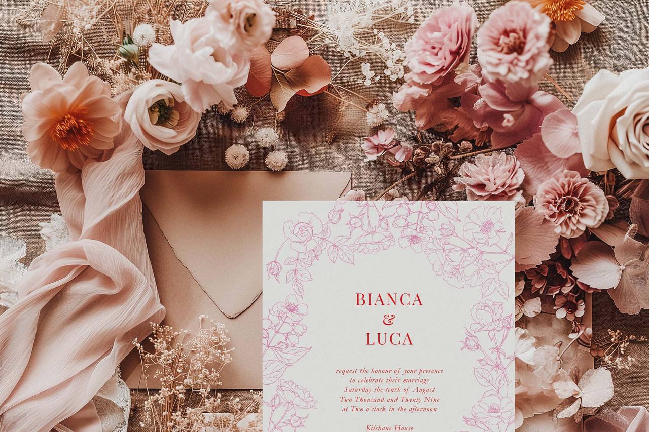 Custom Wedding Calligraphy